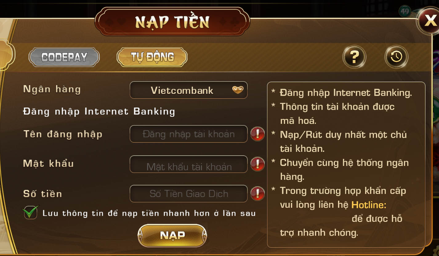 Nạp tự động