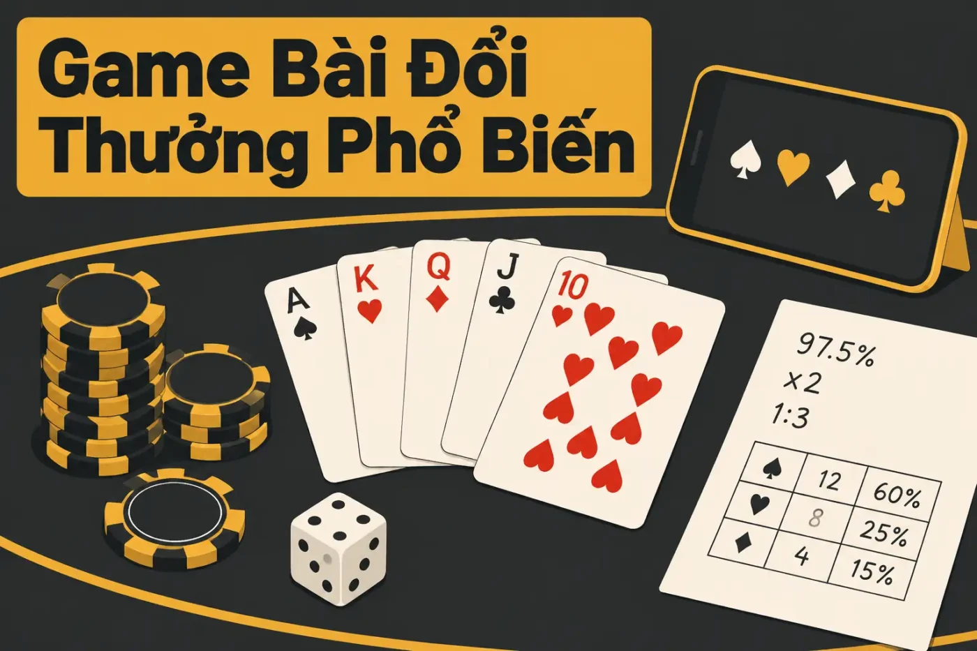 Game bài đổi thưởng phổ biến là những nền tảng giải trí trực tuyến cho phép bạn chơi các trò chơi bài truyền thống và nhận