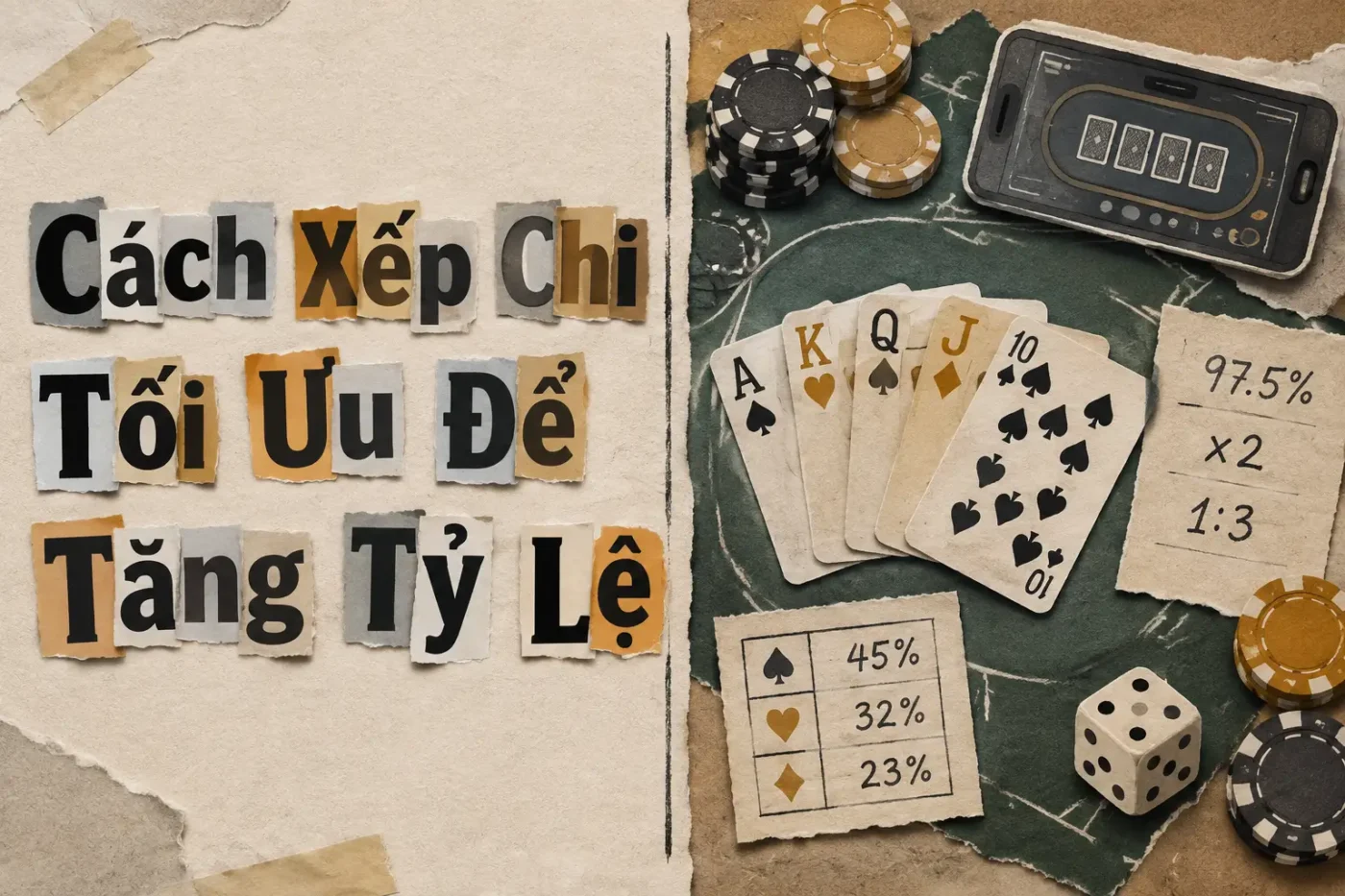 Đừng lo lắng nếu bạn chưa có kinh nghiệm, những bước dưới đây sẽ giúp bạn xếp bài một cách có hệ thống và khoa học nhất