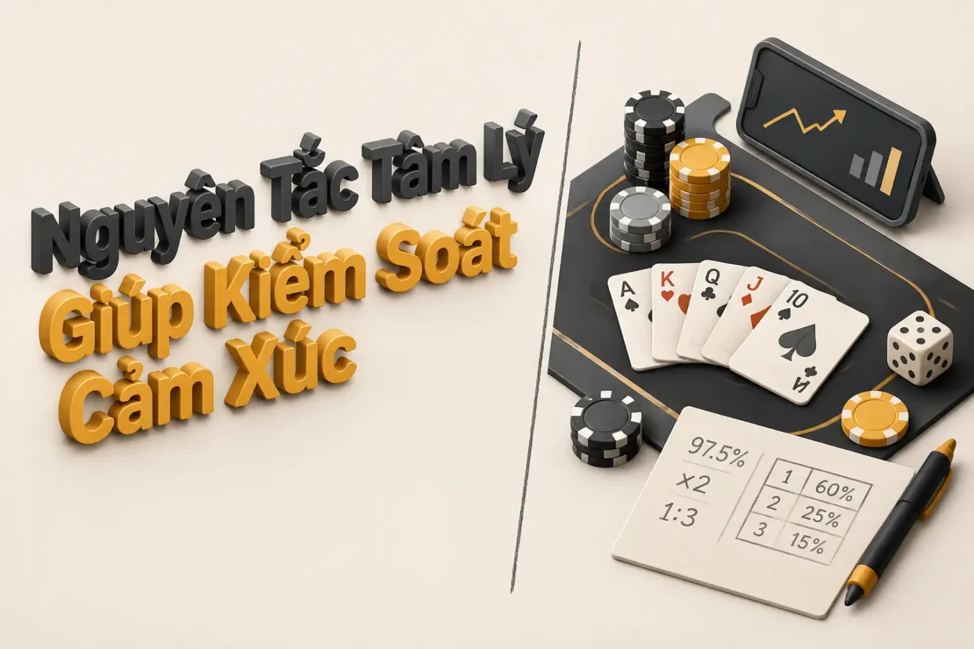 Kiểm soát cảm xúc chính là chìa khóa để bạn chơi bền vững và tránh thua lỗ nặng nề - Game Bài Tiến Lên Đổi Thưởng